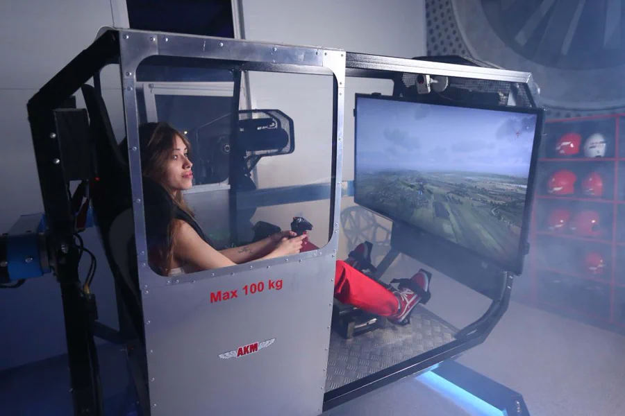 TwinFly 5D flight simulator